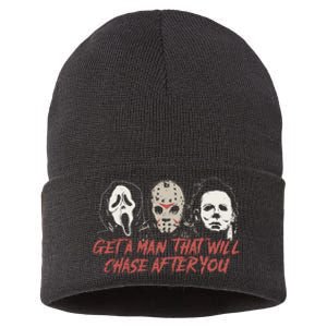 Horror Movie Inspired VillainS Valentines Sustainable Knit Beanie