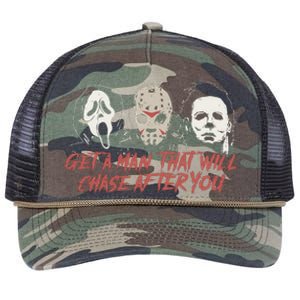 Horror Movie Inspired VillainS Valentines Retro Rope Trucker Hat Cap