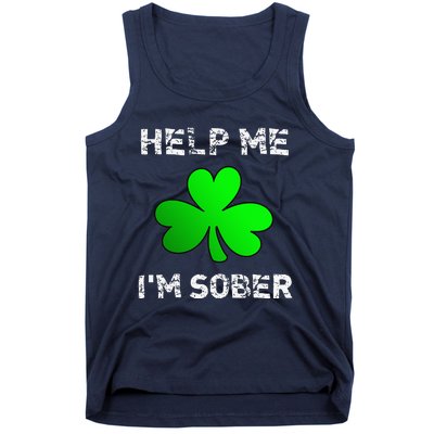 Help Me I'm Sober Funny St. Saint Patrick's Day Tank Top