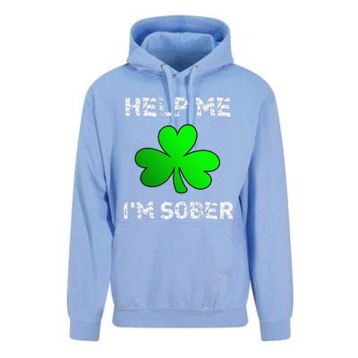 Help Me I'm Sober Funny St. Saint Patrick's Day Unisex Surf Hoodie