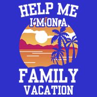 Help Me Im On A Family Vacation Holidays Relatives Travel Gift Sustainable Knit Beanie