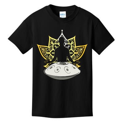 Handpan Musical Instrument Mindfulness Yoga Meditation Kids T-Shirt