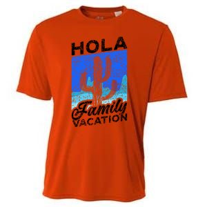 Help Me Im On A Family Vacation Mexico Relatives Holidays Gift Cooling Performance Crew T-Shirt