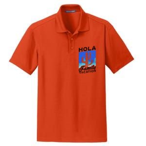 Help Me Im On A Family Vacation Mexico Relatives Holidays Gift Dry Zone Grid Polo