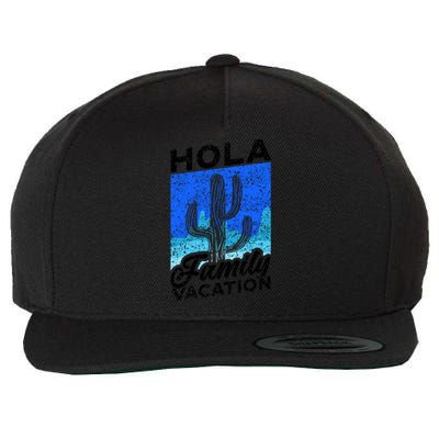 Help Me Im On A Family Vacation Mexico Relatives Holidays Gift Wool Snapback Cap