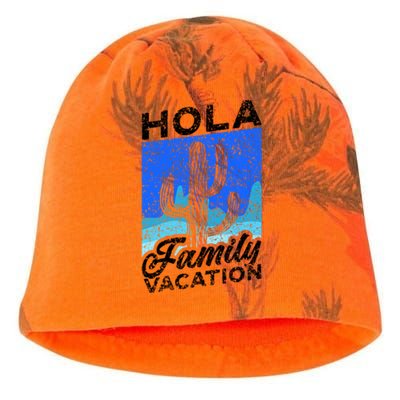 Help Me Im On A Family Vacation Mexico Relatives Holidays Gift Kati - Camo Knit Beanie