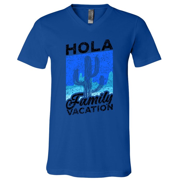 Help Me Im On A Family Vacation Mexico Relatives Holidays Gift V-Neck T-Shirt