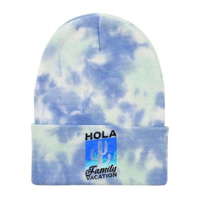 Help Me Im On A Family Vacation Mexico Relatives Holidays Gift Tie Dye 12in Knit Beanie