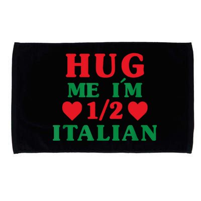 Hug Me I'm 12 Half Italian Funny American Italian Women Microfiber Hand Towel