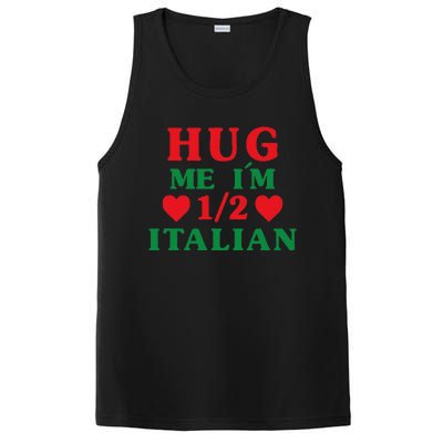 Hug Me I'm 12 Half Italian Funny American Italian PosiCharge Competitor Tank