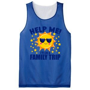 Help Me Im On A Family Vacation Sunny Holiday Meaningful Gift Mesh Reversible Basketball Jersey Tank