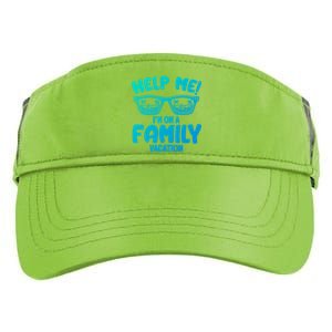 Help Me Im On A Family Vacation Family Humor Funny Gift Adult Drive Performance Visor