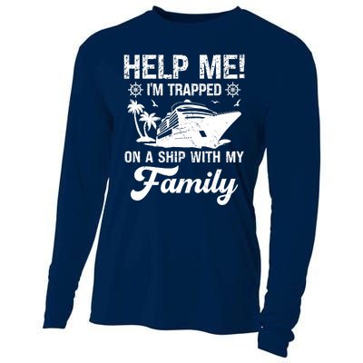 Help Me Im Trapped On A Ship With My Family Cruising Sailing Cooling Performance Long Sleeve Crew