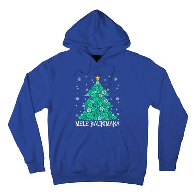 Hawaii Mele Kalikimaka Merry Christmas Hawaiian Xmas Tree Gift Hoodie