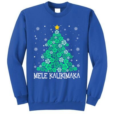 Hawaii Mele Kalikimaka Merry Christmas Hawaiian Xmas Tree Gift Sweatshirt