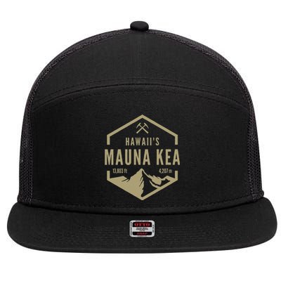 Hawaii Mauna Kea 7 Panel Mesh Trucker Snapback Hat