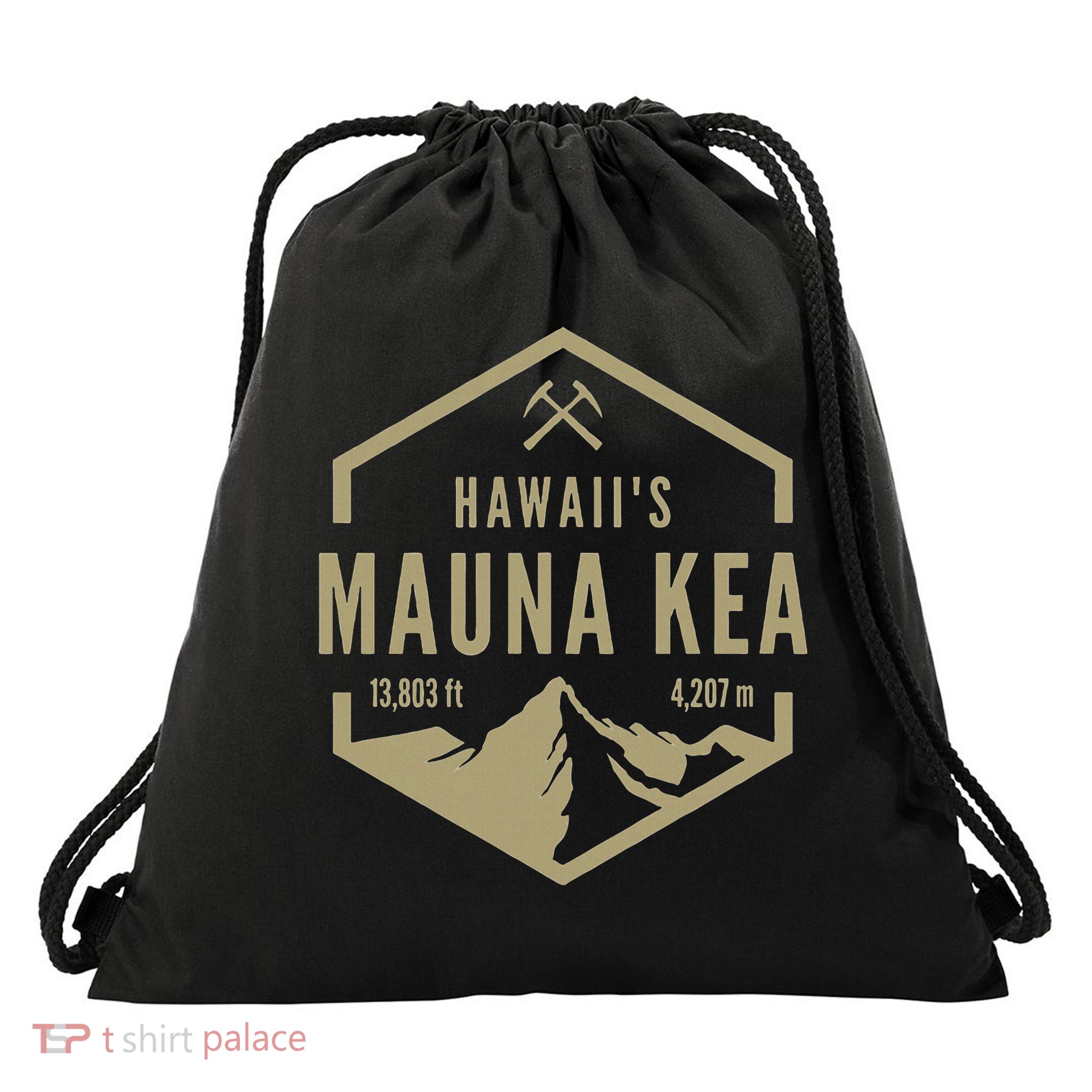 Hawaii Mauna Kea Drawstring Bag