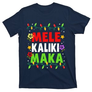 Hawaiian Mele Kalikimaka Christmas Matching Family Pajama T-Shirt