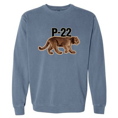 Hollywood Mountain Lion P22 Los Angeles Cougar Garment-Dyed Sweatshirt