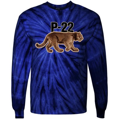 Hollywood Mountain Lion P22 Los Angeles Cougar Tie-Dye Long Sleeve Shirt