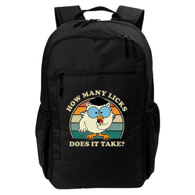 How Many Licks Does It Take Retro Sunset Backpack
