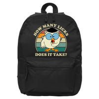 How Many Licks Does It Take Retro Sunset 16 in Basic Backpack