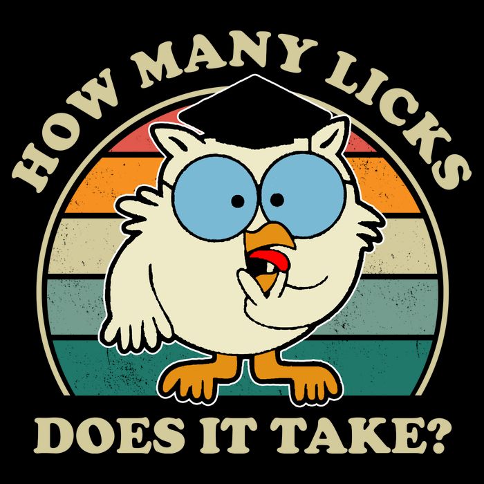 How Many Licks Does It Take Retro Sunset 16 in Basic Backpack