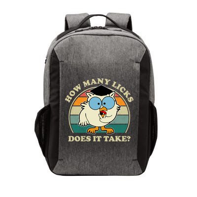 How Many Licks Does It Take Retro Sunset Vector Backpack