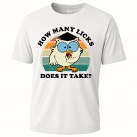 How Many Licks Does It Take Retro Sunset Performance Shirt