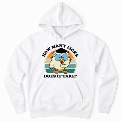 How Many Licks Does It Take Retro Sunset Hoodie