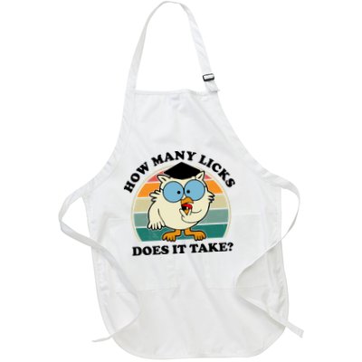 How Many Licks Does It Take Retro Sunset Apron