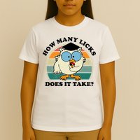 How Many Licks Does It Take Retro Sunset T-Shirt