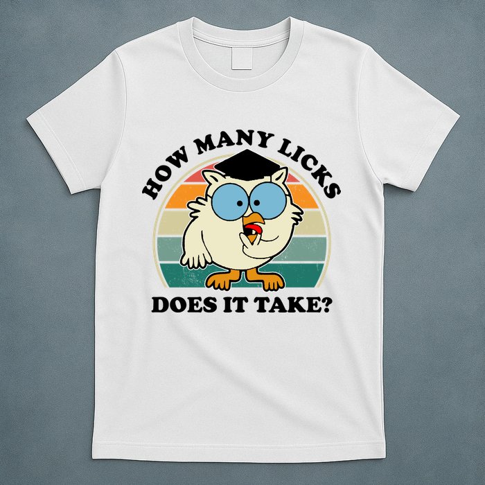 How Many Licks Does It Take Retro Sunset T-Shirt