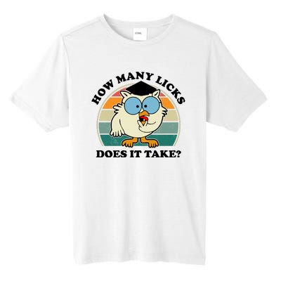 How Many Licks Does It Take Retro Sunset Tall Fusion ChromaSoft Performance T-Shirt