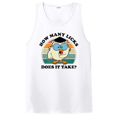 How Many Licks Does It Take Retro Sunset PosiCharge Competitor Tank