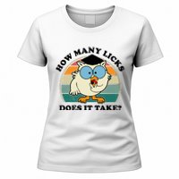 How Many Licks Does It Take Retro Sunset Women's T-Shirt