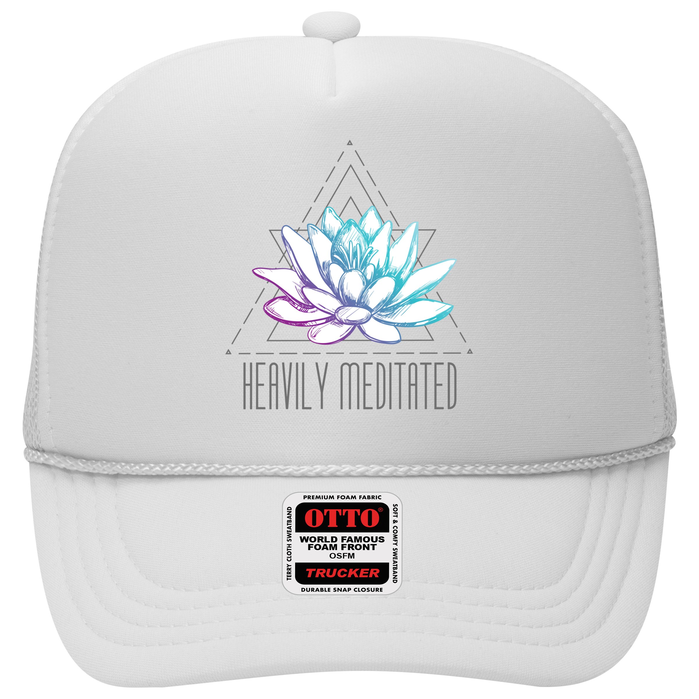 Heavily Meditated Lotus Minimalist Meditation Spiritual Gift Hat
