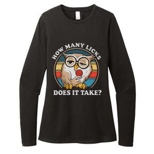 How Many Licks Does It Take Owl Lovers Womens CVC Long Sleeve Shirt