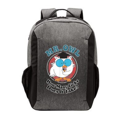 How Many Licks Does It Take Funny Owl Sarcastic Vector Backpack