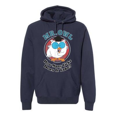 How Many Licks Does It Take Funny Owl Sarcastic Premium Hoodie