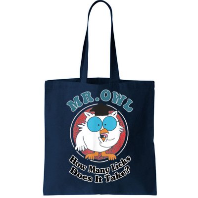 How Many Licks Does It Take Funny Owl Sarcastic Tote Bag