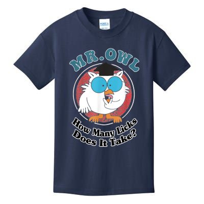 How Many Licks Does It Take Funny Owl Sarcastic Kids T-Shirt