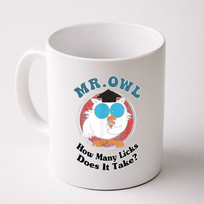 How Many Licks Does It Take Funny Owl Sarcastic Coffee Mug