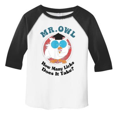 How Many Licks Does It Take Funny Owl Sarcastic Toddler Fine Jersey T-Shirt