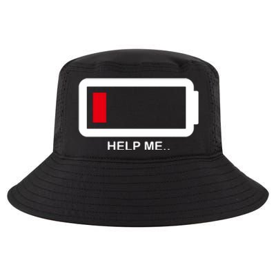 Help Me Low Battery Cool Comfort Performance Bucket Hat