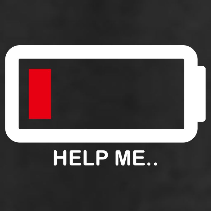 Help Me Low Battery 25L Jumbo Tote