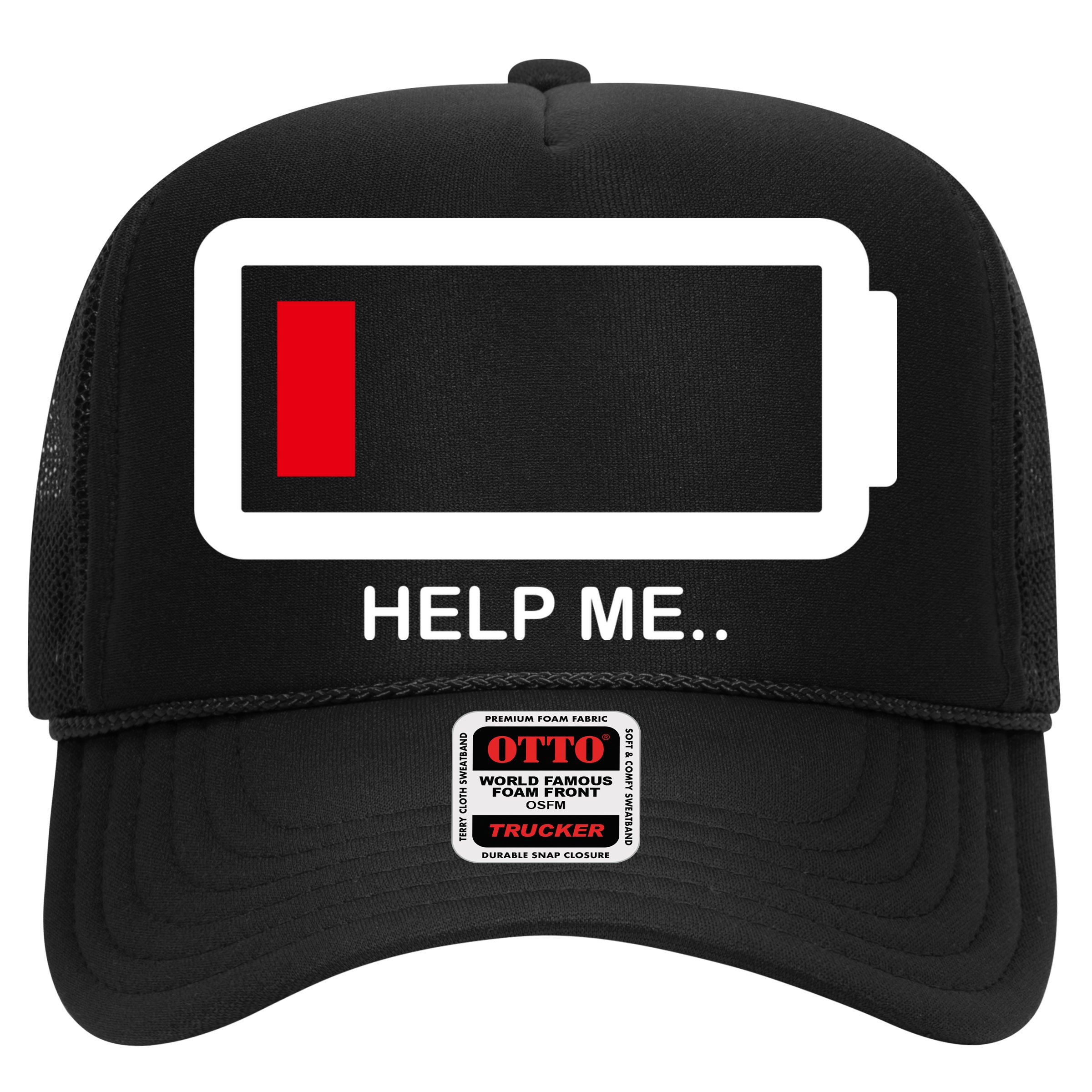 Help Me Low Battery Hat