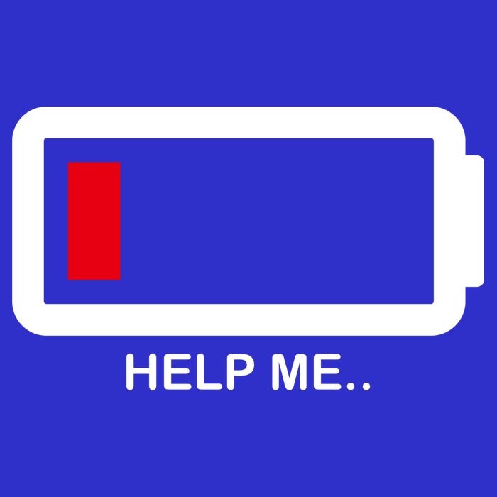 Help Me Low Battery Sustainable Beanie