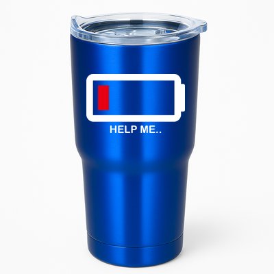 Help Me Low Battery Tumbler