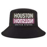 Houston Mirrored Logo Cool Comfort Performance Bucket Hat
